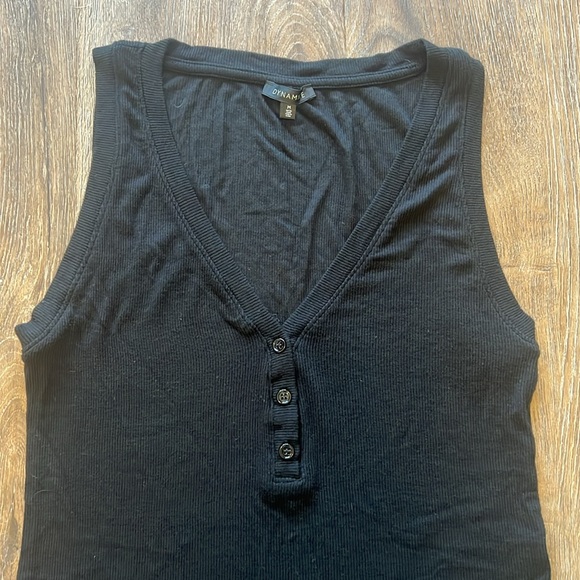 Dynamite black bodysuit with button detail - Picture 2 of 6